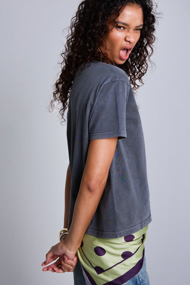 Extra Dirty Grey Vintage Wash Graphic Tee