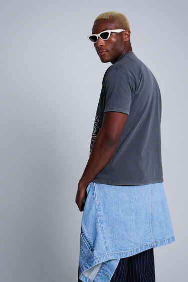 Grey Vintage Wash Tavola Graphic Tee