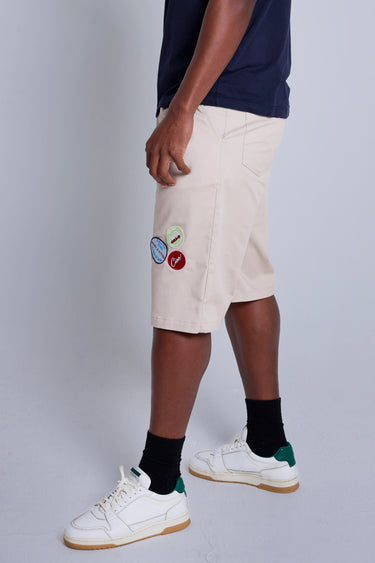 Stone Bermuda Shorts