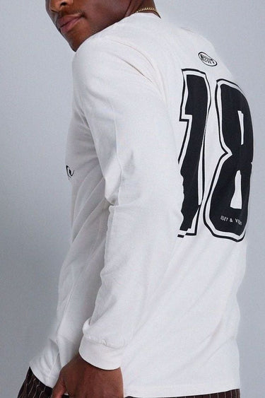 No: 18 Long Sleeve Graphic Tee