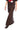 Brown & Cream Polka Dot Satin Layered Skirt