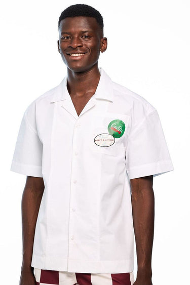White Drop Shoulder Shirt