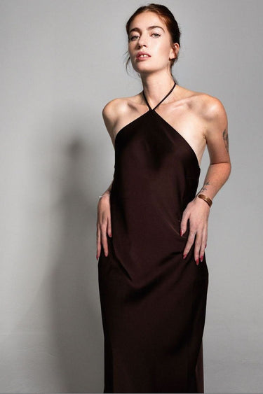 Custom Maxi Bella Feather Dress