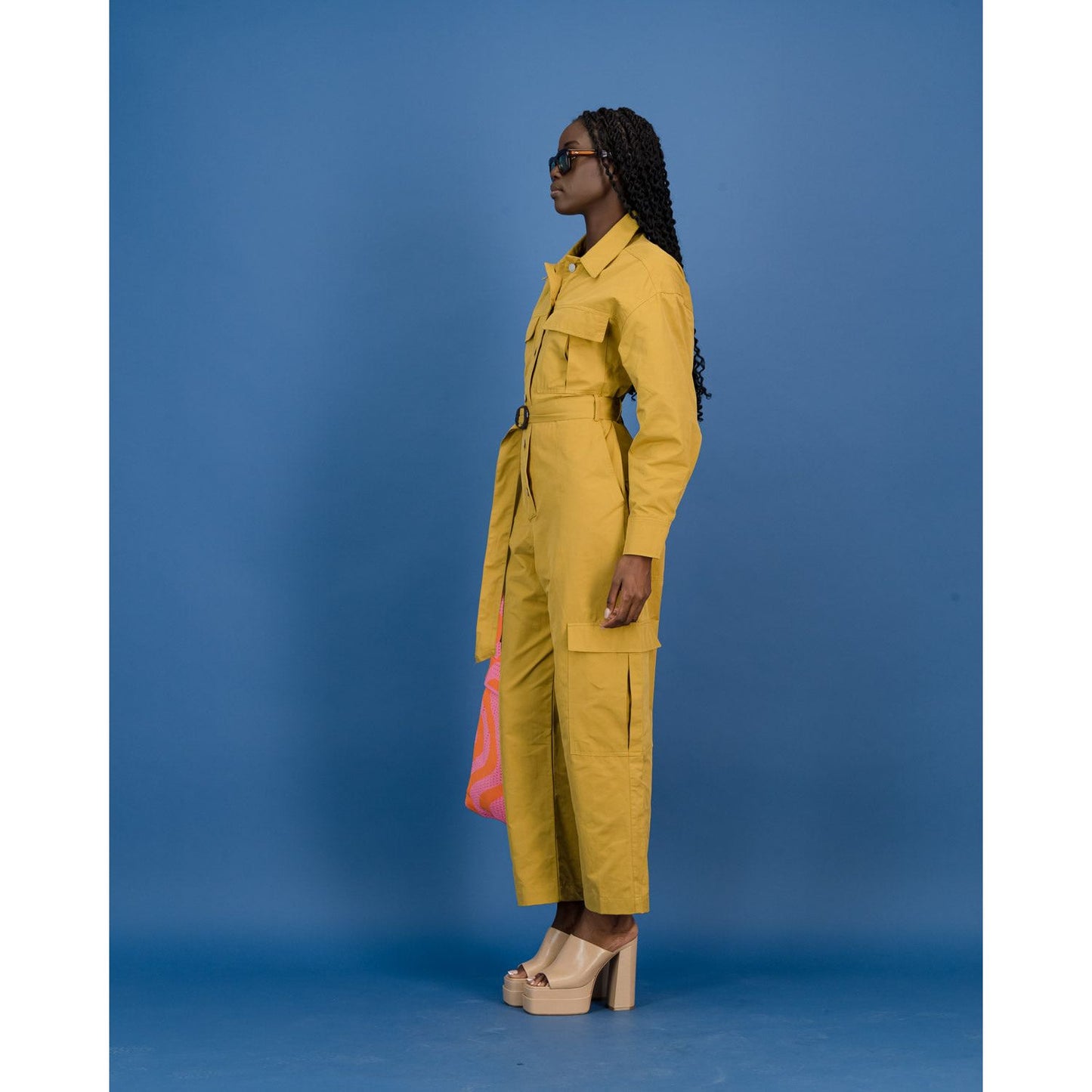 Boiler Suit in Mustard