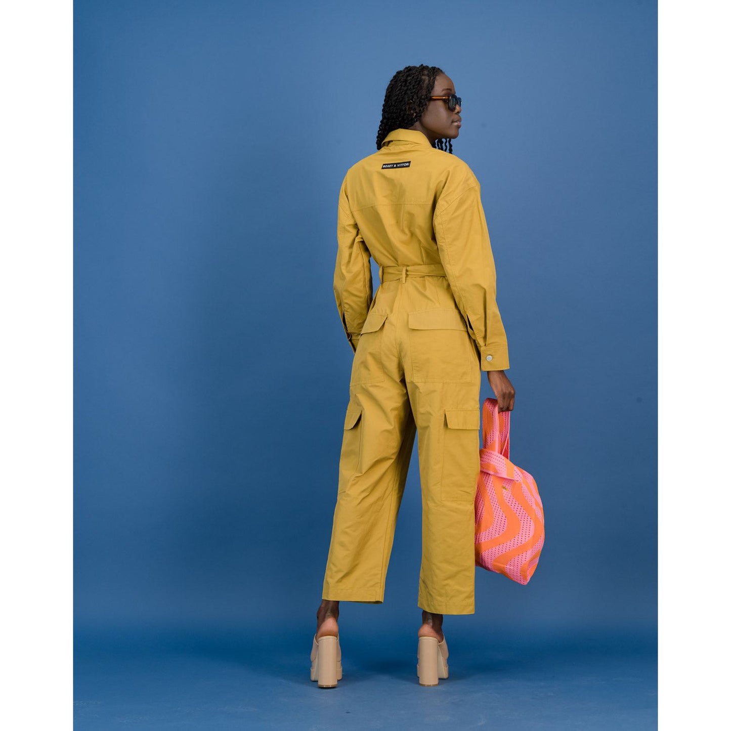 Boiler Suit in Mustard