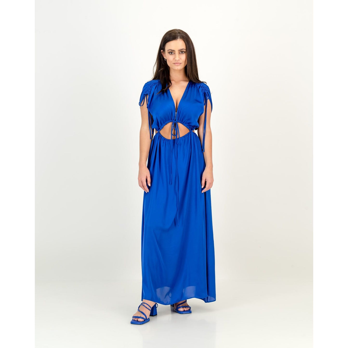 Emilia Cut Out Dress in Royal