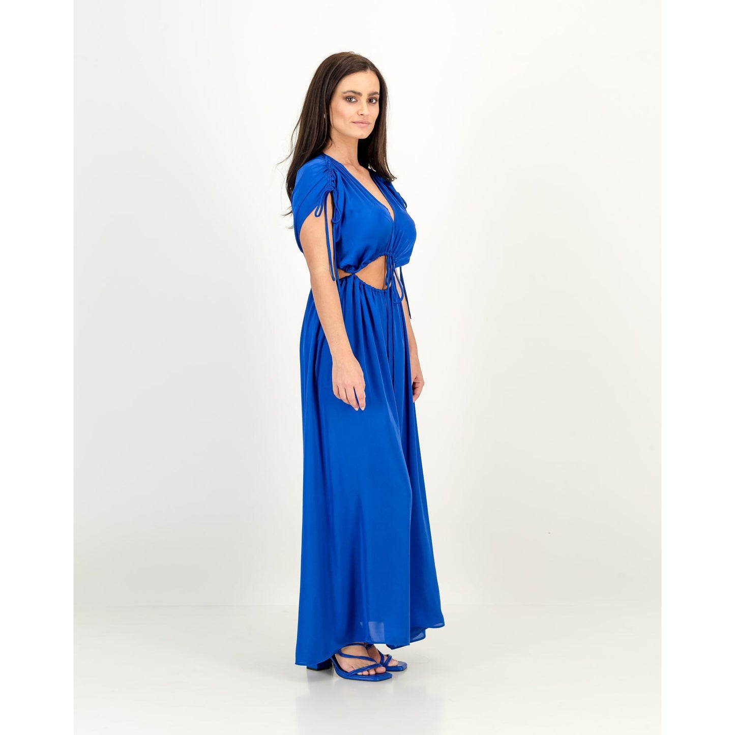 Emilia Cut Out Dress in Royal