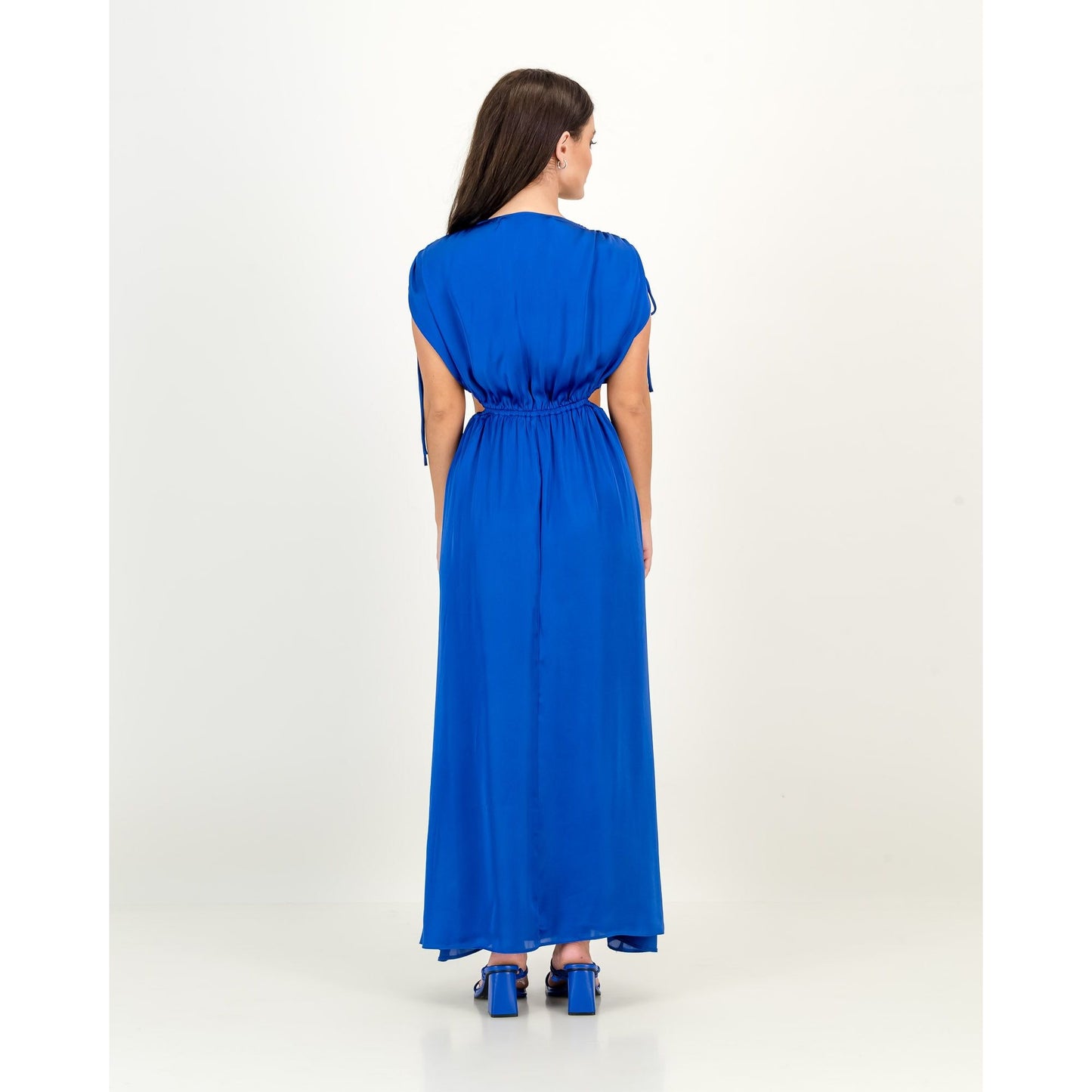 Emilia Cut Out Dress in Royal