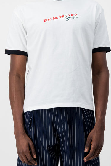 Pass me the Vino Ringer Tee