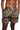 Brown Bandana Print Mens Shorts