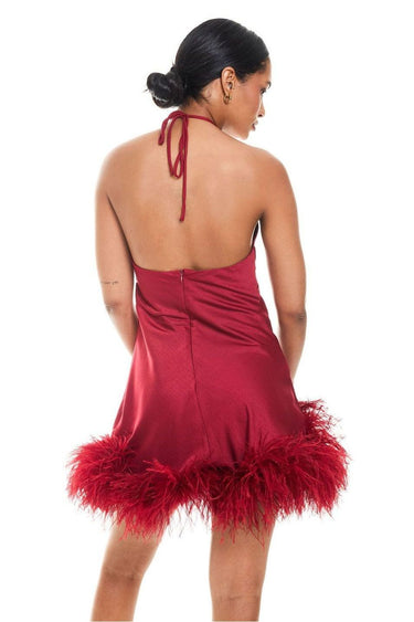 Custom Bella Feather Dress