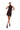 Chocolate Mini Halter Neck Dress