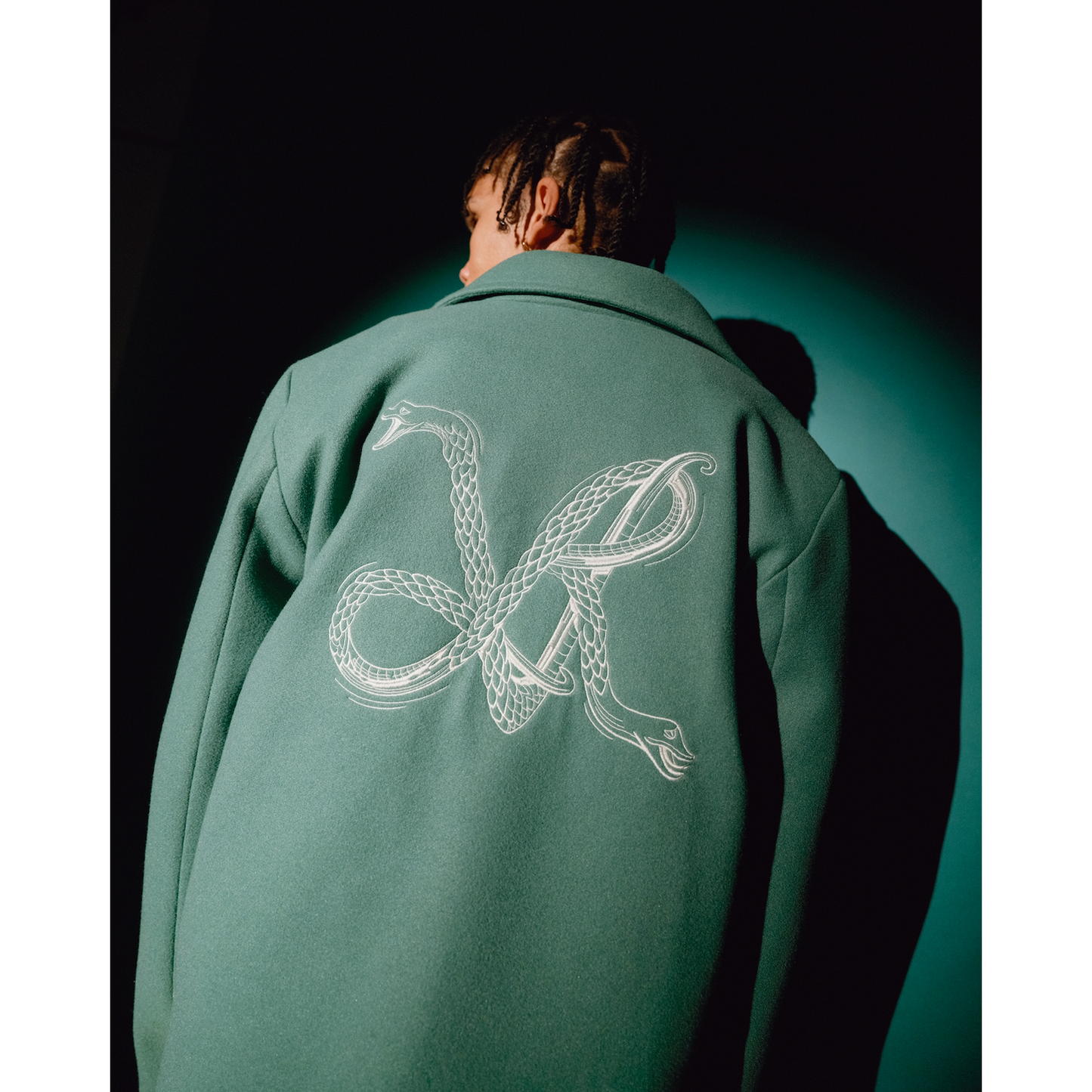 Melton Jacket in Sage