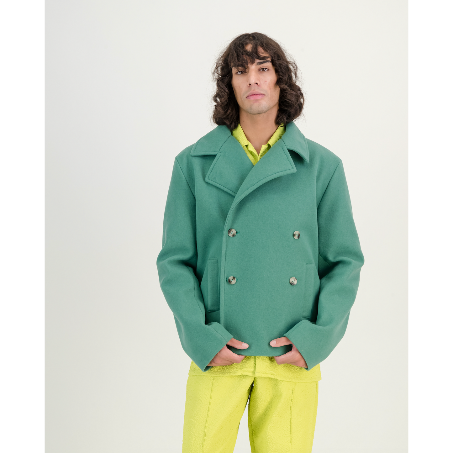 Melton Jacket in Sage