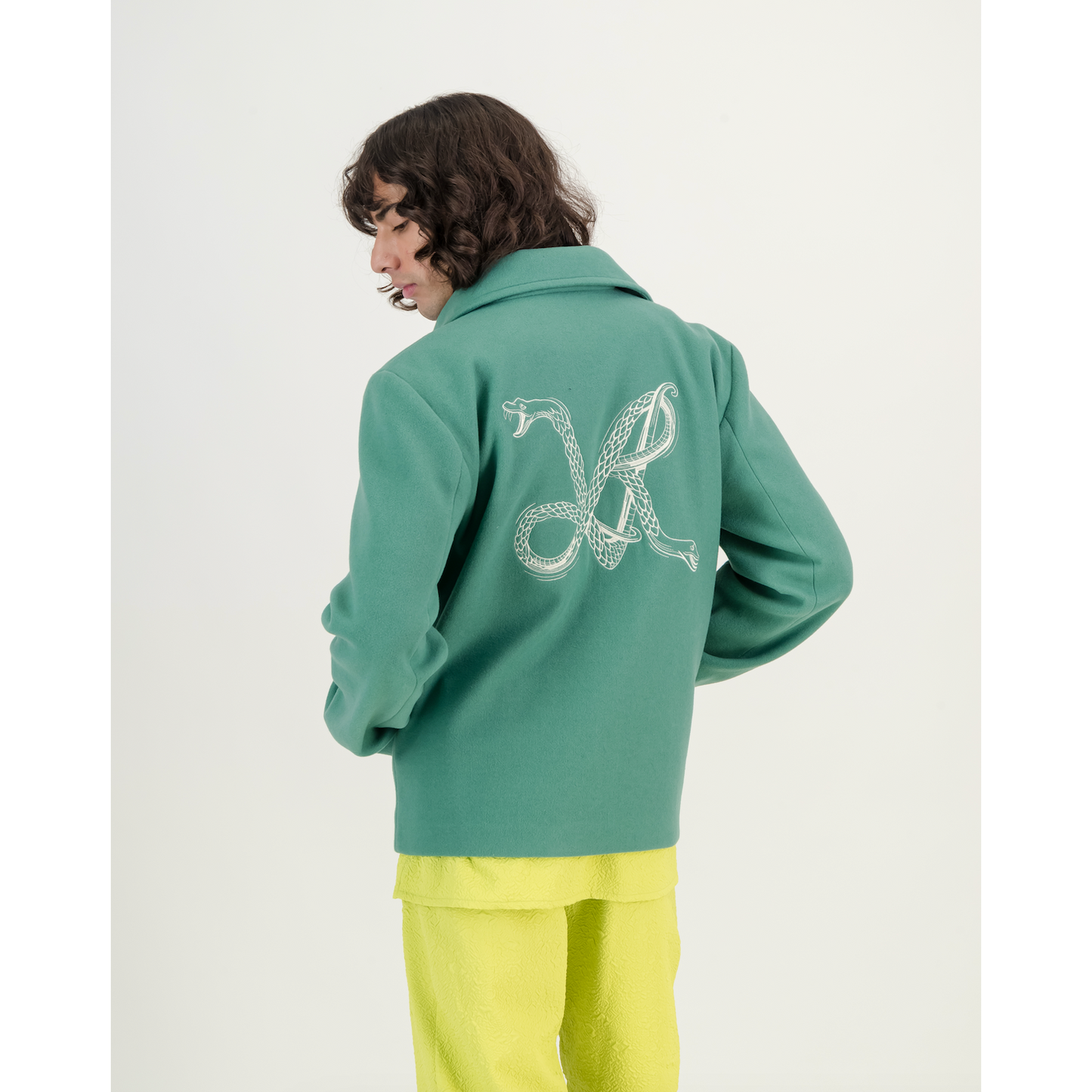 Melton Jacket in Sage