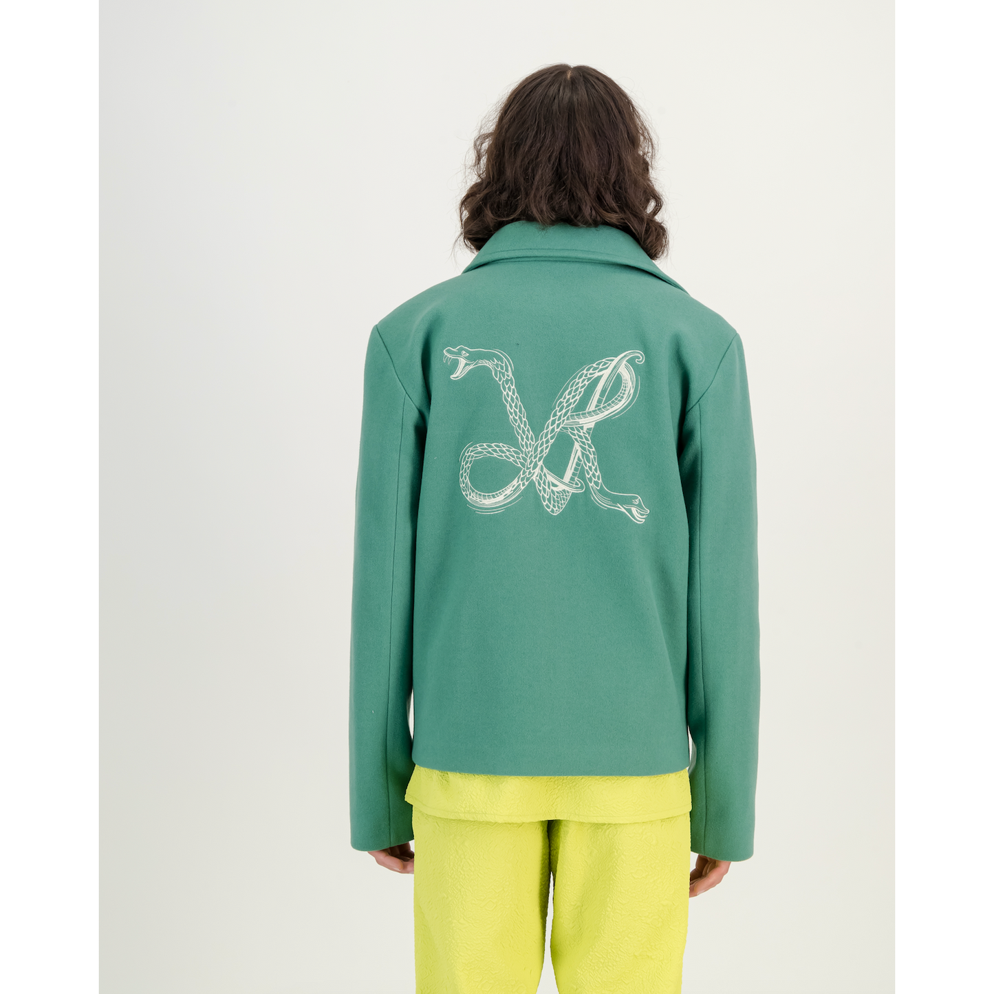 Melton Jacket in Sage