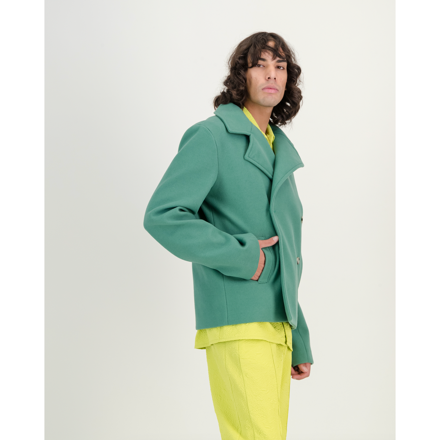 Melton Jacket in Sage