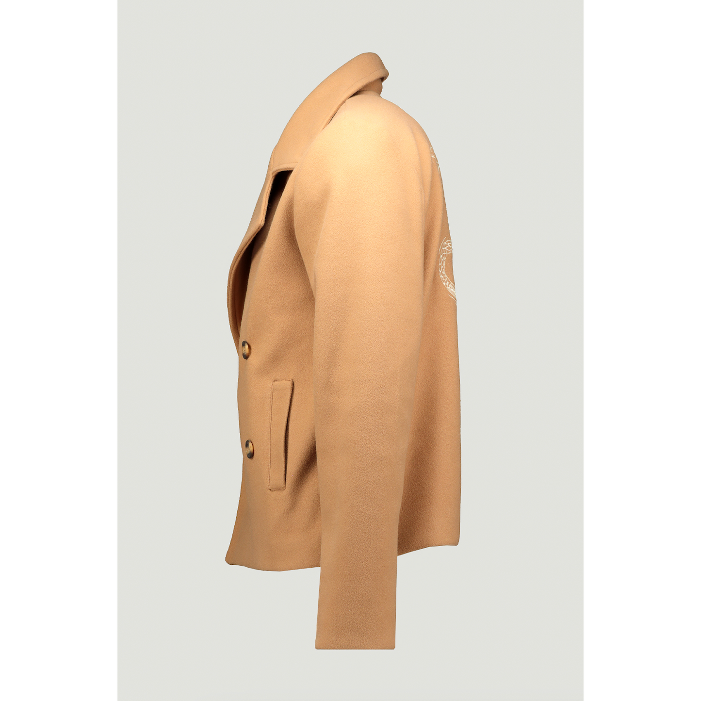 Melton Jacket in Camel