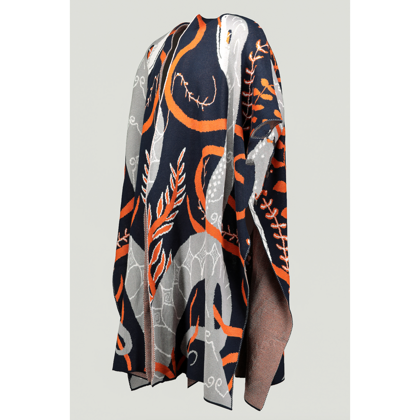 Snake Knitted Cape