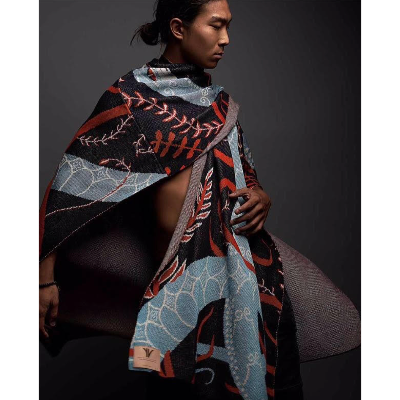 Snake Knitted Cape