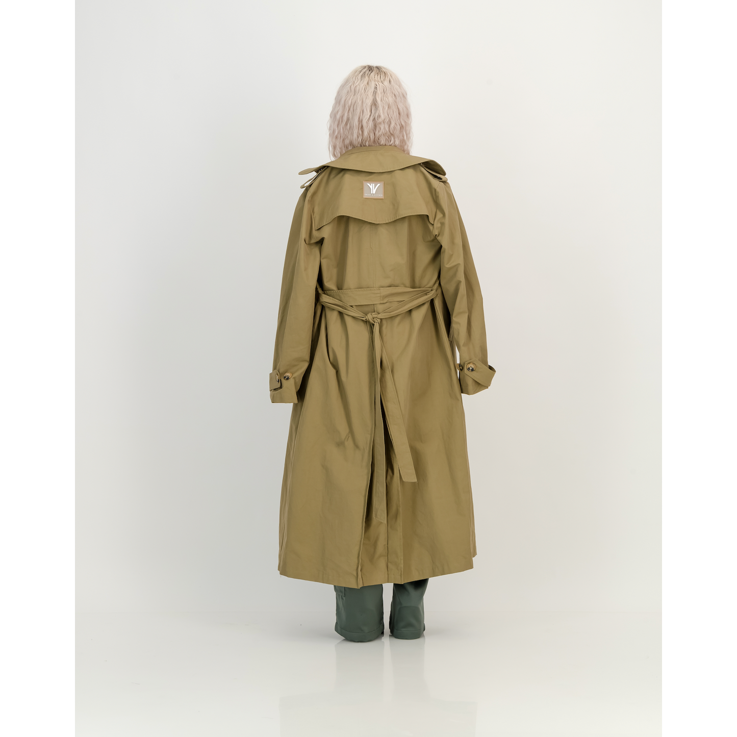 Trench Coat in Olive