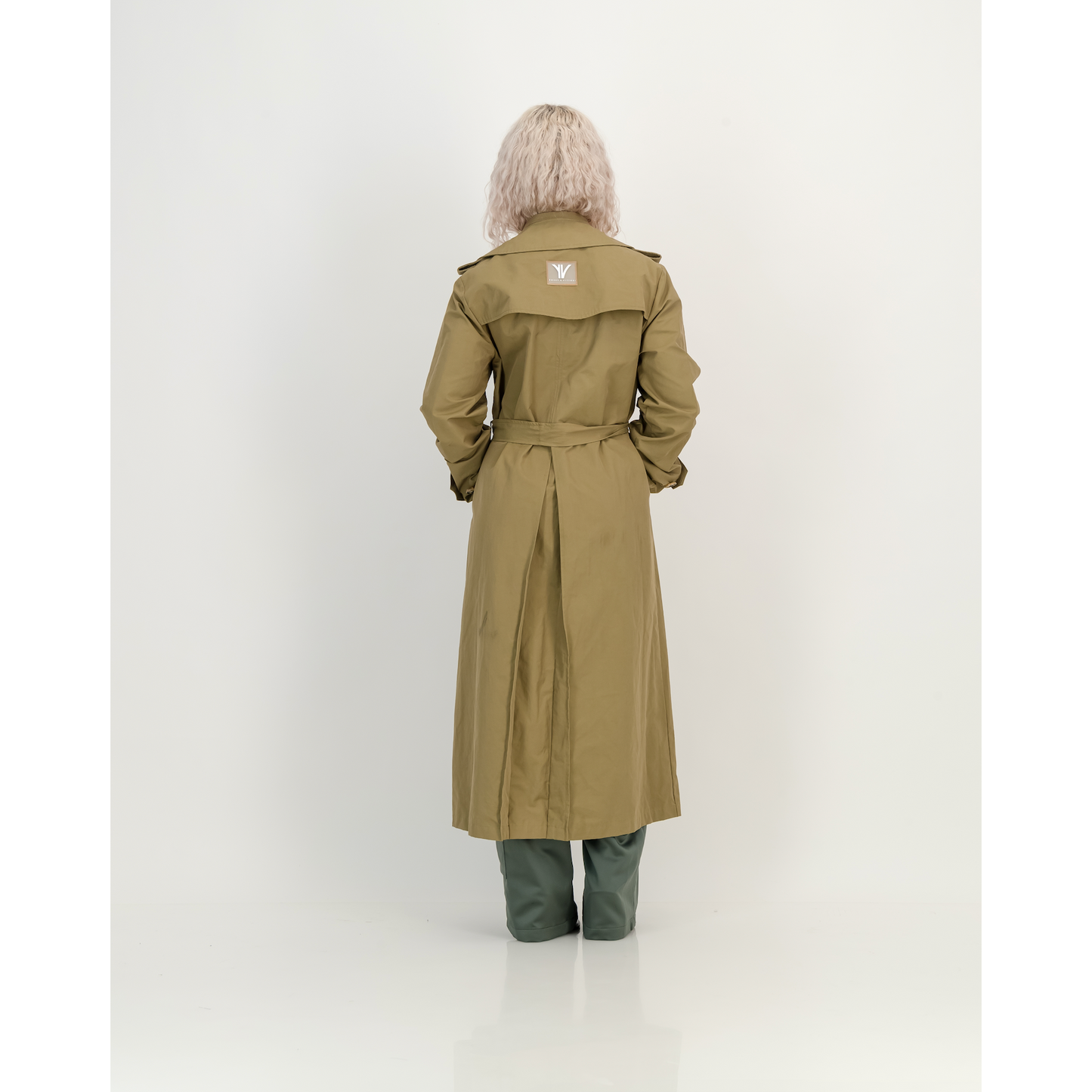 Trench Coat in Olive