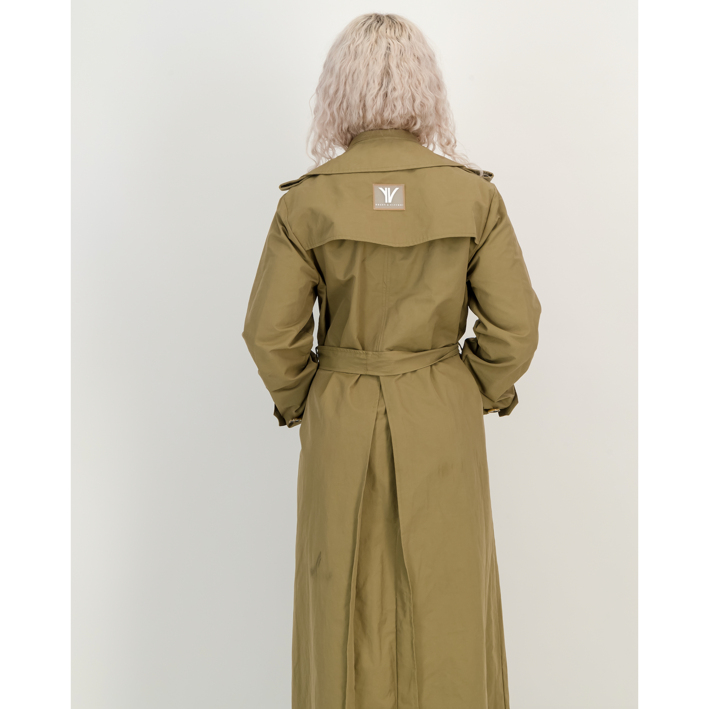Trench Coat in Olive