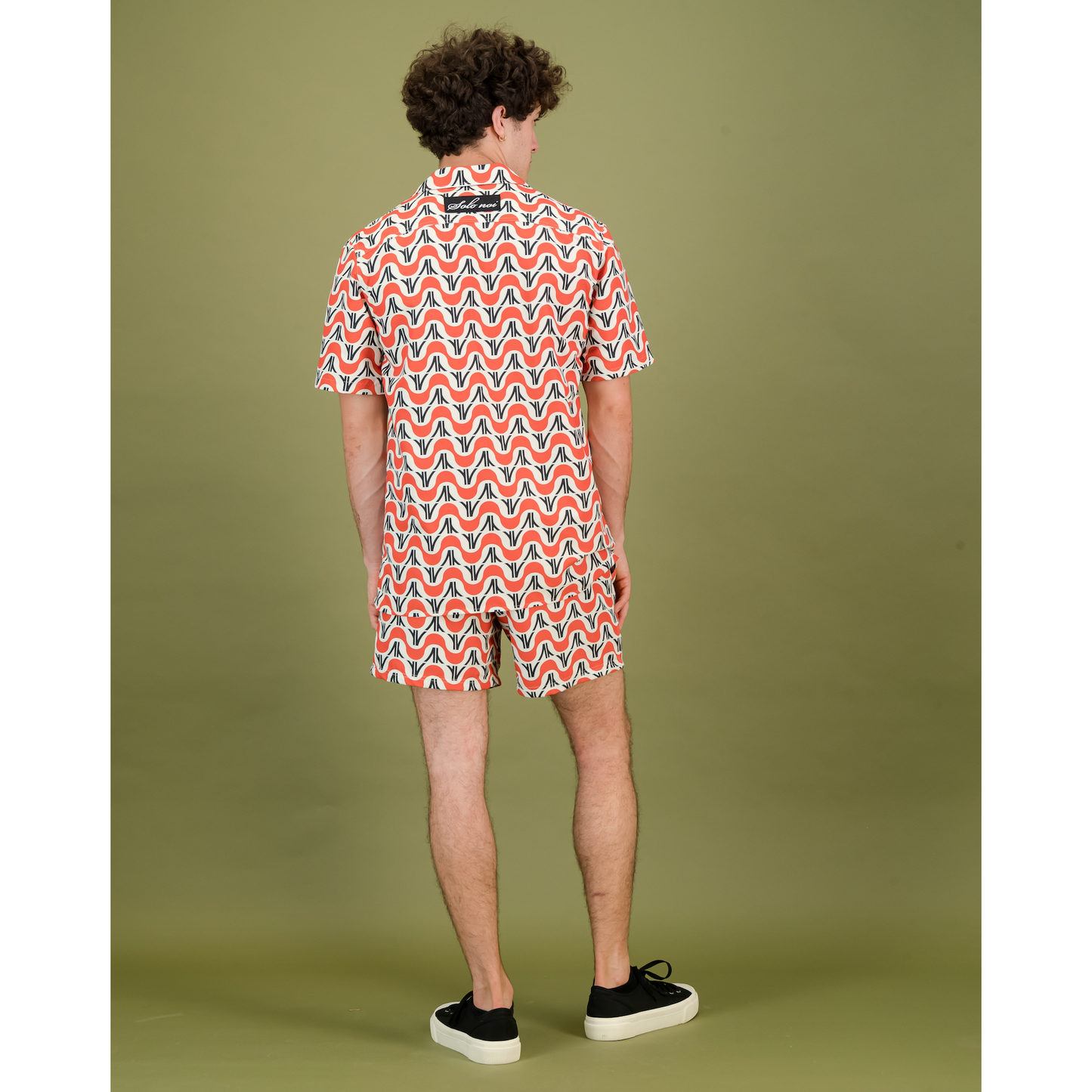 Orange & Cream RV Print Shirt
