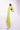Long Sleeve Satin Formal Dress in Lime