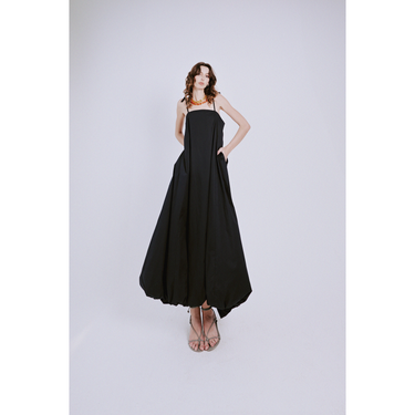 Black Maxi Bubble Dress