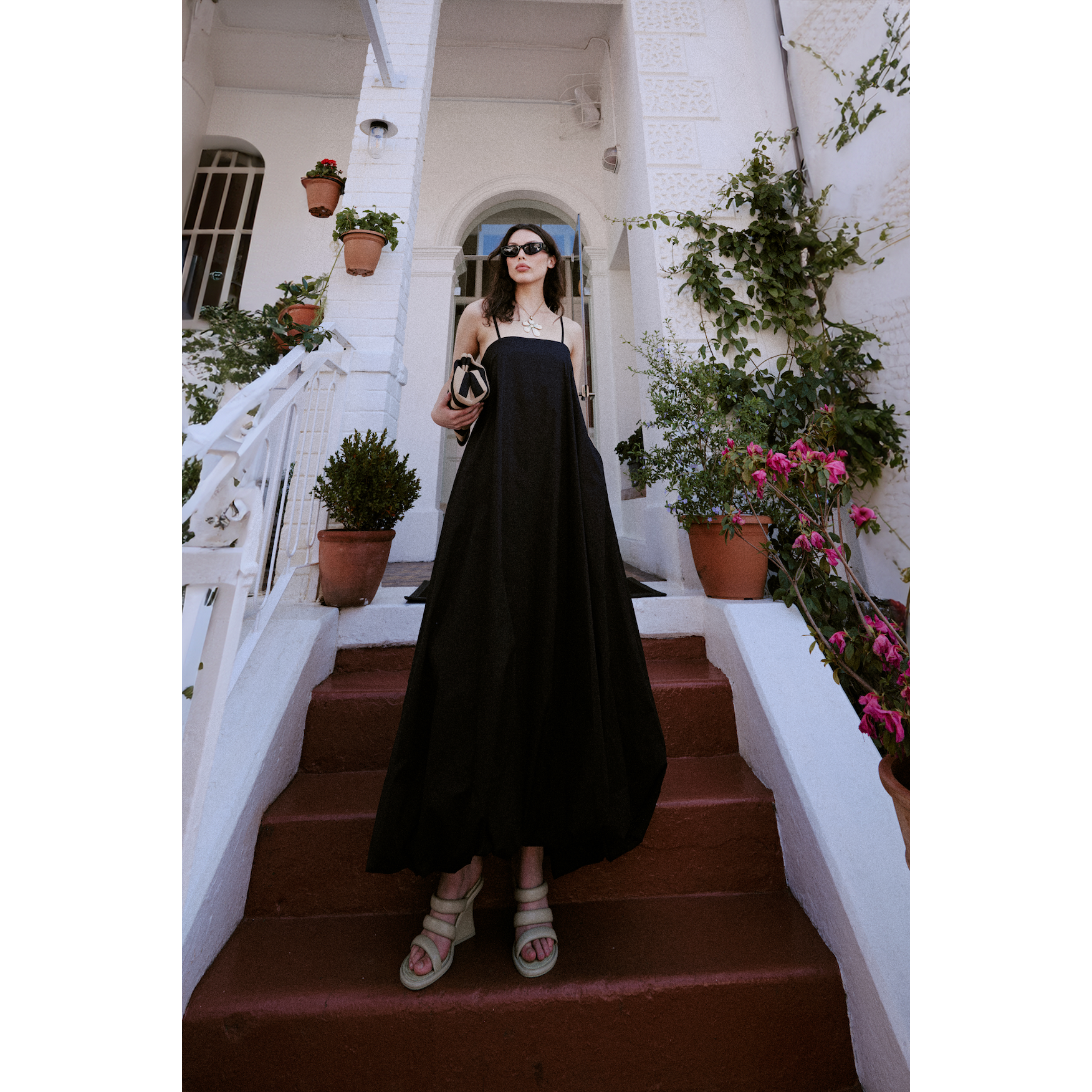 Black Maxi Bubble Dress ROSEYANDVITTORI Black Maxi Bubble Dress ROSEYANDVITTORI