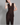 Chocolate Pinstripe Assymetrical Waistcoat