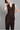 Chocolate Pinstripe Assymetrical Waistcoat