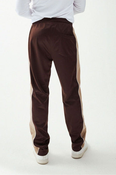 Rosey Track Pant - Brown & Cream