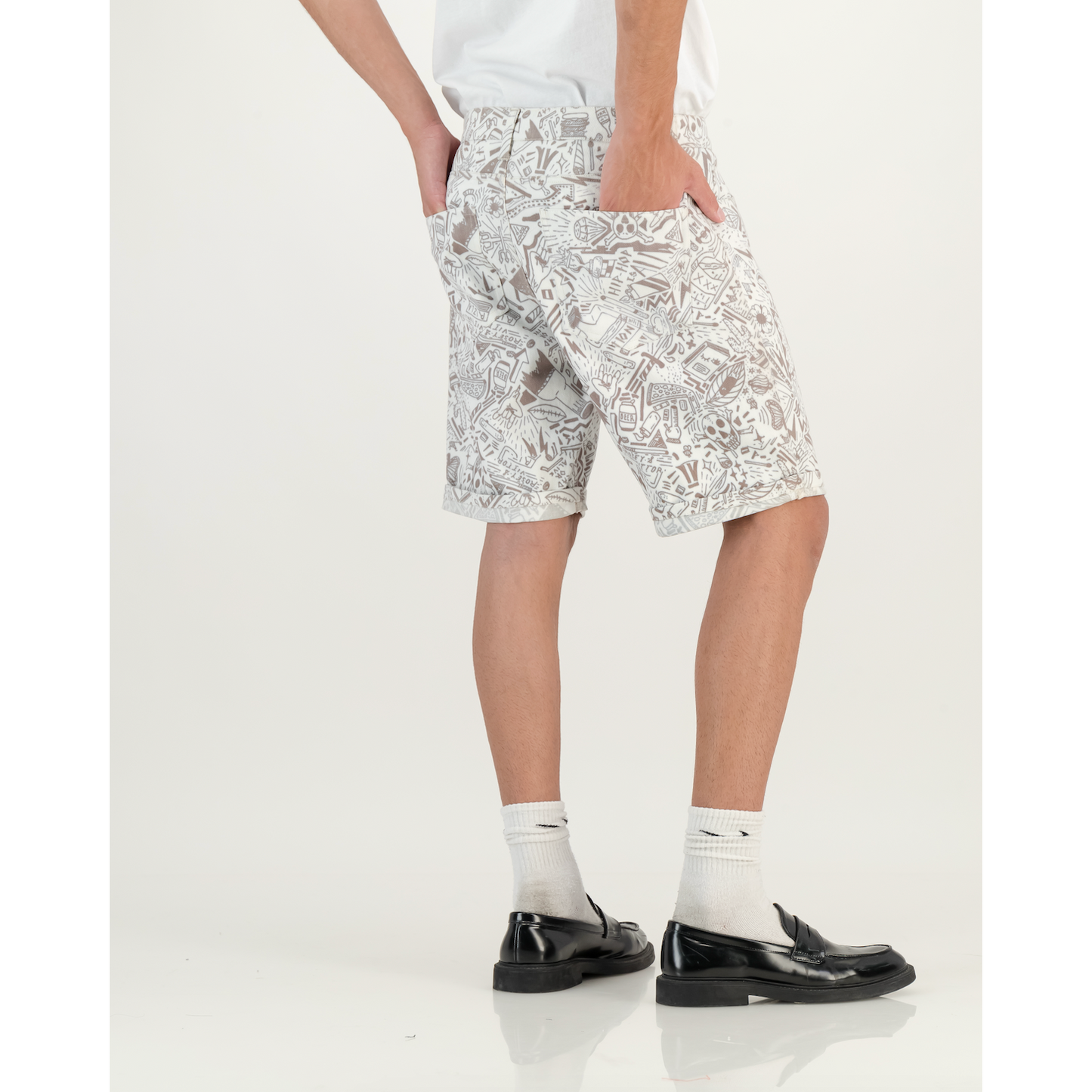 Mens Doodle Shorts