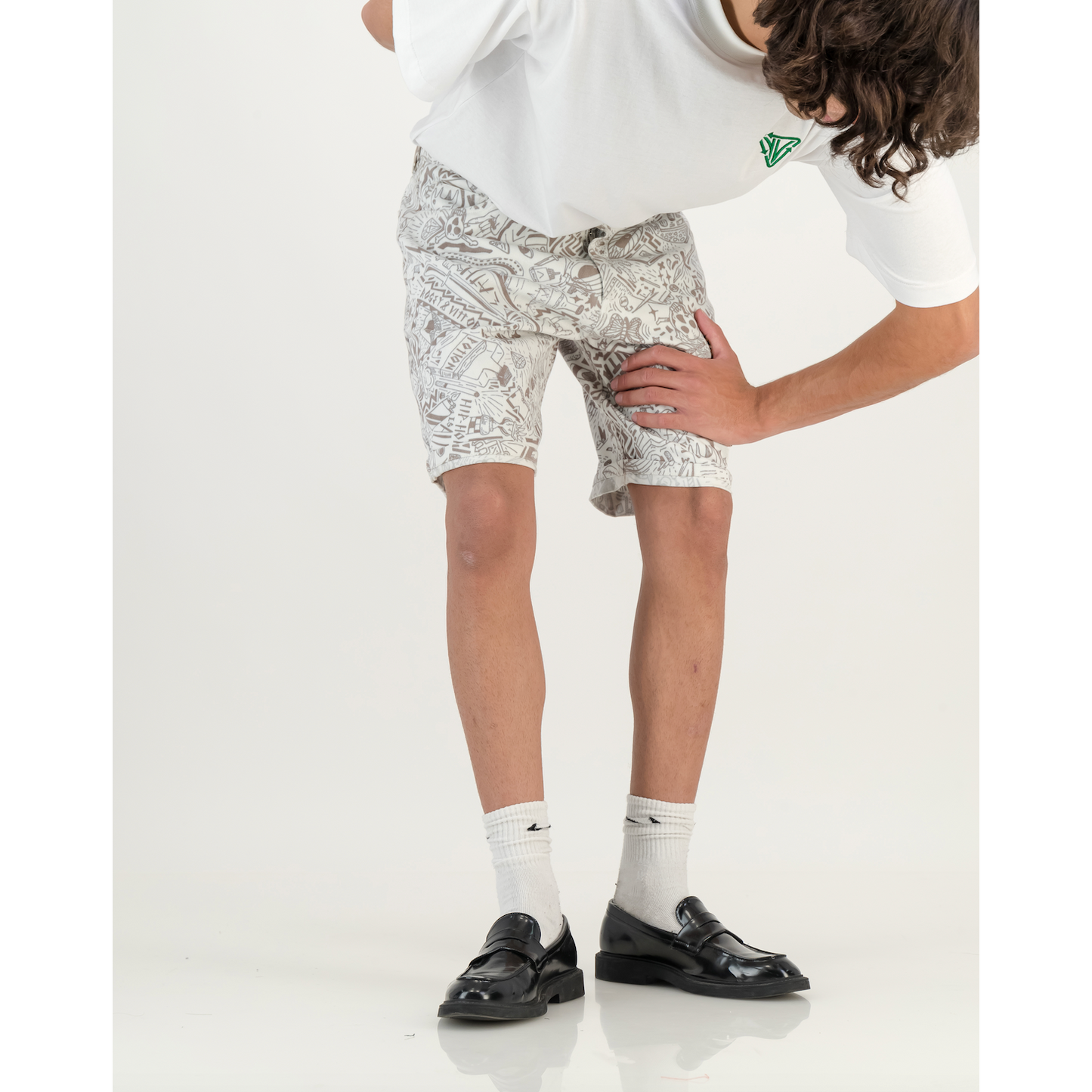 Mens Doodle Shorts