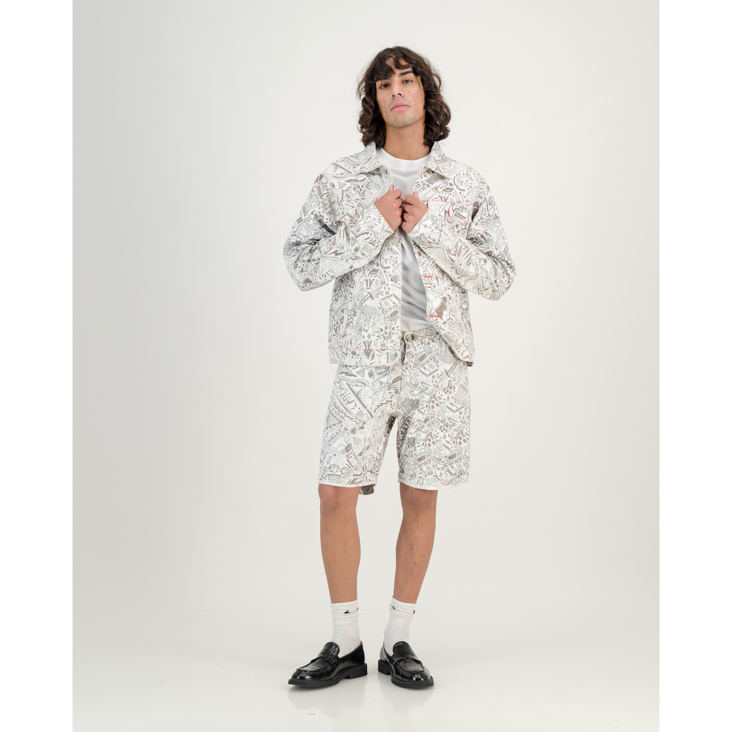 Mens Doodle Shorts