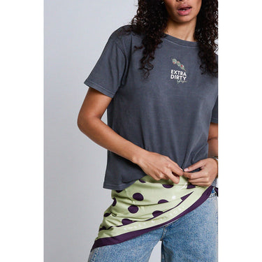 Extra Dirty Grey Vintage Wash Graphic Tee