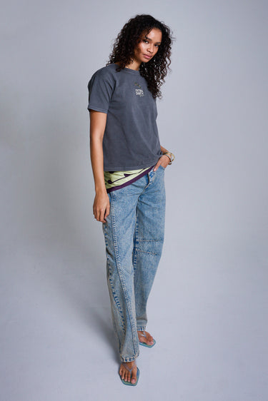 Extra Dirty Grey Vintage Wash Graphic Tee