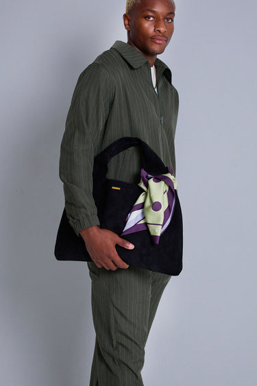 Olive Pinstripe Jacket