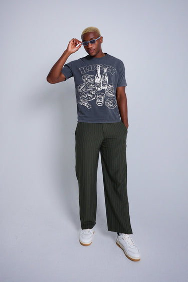 Grey Vintage Wash Tavola Graphic Tee