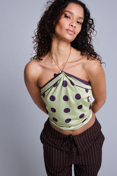 Lime Amore Printed Scarf