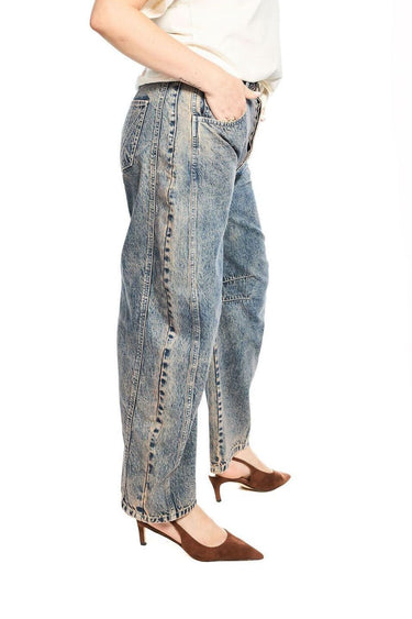 Vintage Wash Barrel Denim Jean