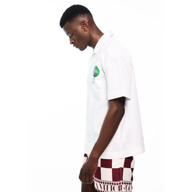 White Drop Shoulder Shirt