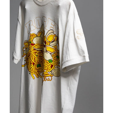 Spaghetti Graphic Ringer Tee