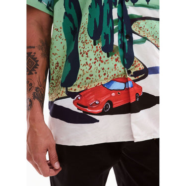 Tuscan Countryside Print Shirt