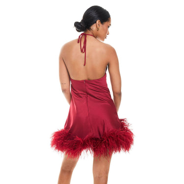 Custom Bella Feather Dress
