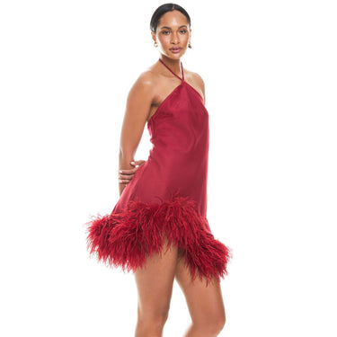 Custom Bella Feather Dress