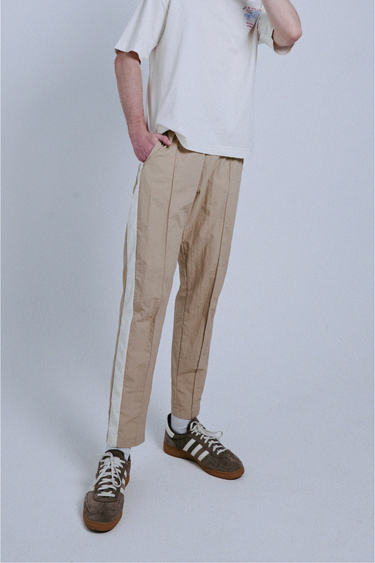 Taslon Pin Tuck Pants